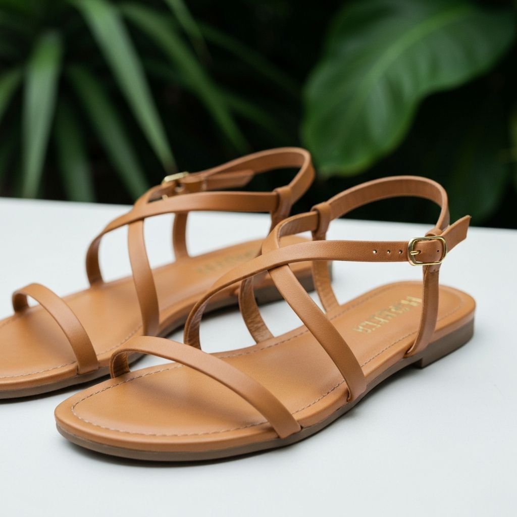 Strappy Flat Sandals